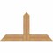 Ekena Millwork Portland Timber Gable Bracket, Western Red Cedar, 48"W x 26"H x 5 1/2"D x 5 1/2"F, 13/12 Pitch GBW048X26X0606POR00SWR - alternate 1
